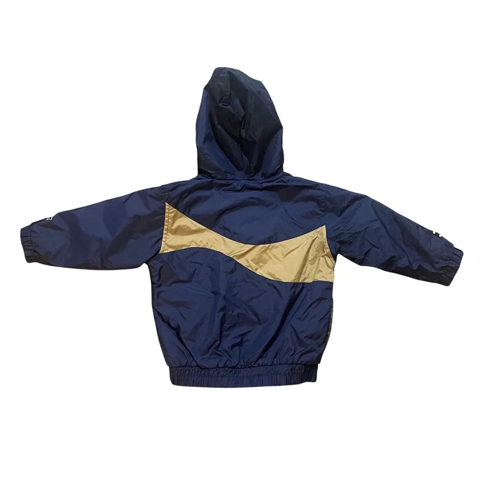 Kids Starter Navy Gold Panther Football Team Starter Jacket‎ Hooded 24M